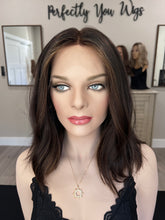 Load image into Gallery viewer, Valerie, 14”length, small cap with premium Brazilian texture hair