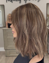Load image into Gallery viewer, Melanie 13” length, medium cap with premium Brazilian texture hair