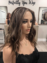 Load image into Gallery viewer, Preorder: Melanie 17” with layers, XL cap with premium Brazilian texture hair