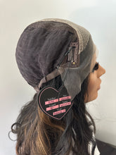 Load image into Gallery viewer, Willow is an 18" length, medium cap made with premium Brazilian quality human hair