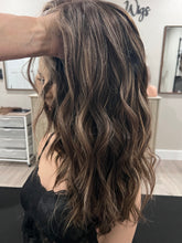 Load image into Gallery viewer, Preorder: Melanie 17” with layers, XL cap with premium Brazilian texture hair