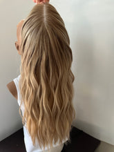 Load image into Gallery viewer, Lainey is a 17" length, small cap made with premium Brazilian quality human hair