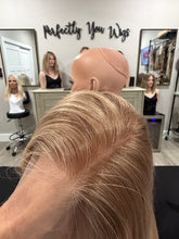 Load image into Gallery viewer, Lucy, 10x10 whopper style topper with premium Brazilian texture hair