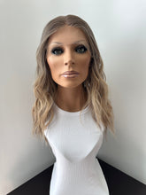 Load image into Gallery viewer, Liv is a 19” layered length with face frame, small cap made with premium Euro quality human hair