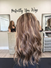 Load image into Gallery viewer, Preorder: Melanie 19” layered length, small cap with premium Brazilian texture hair