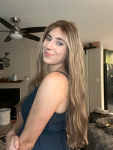 Load image into Gallery viewer, Gianna is a 24" length, medium cap made with premium Brazilian quality human hair