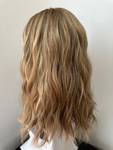 Load image into Gallery viewer, Savannah is a 17" length, medium hand tied stretch cap made with premium Brazilian quality human hair