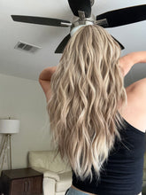 Load image into Gallery viewer, Preorder: Clarice is a 22” layered length, 10X11 whopper style topper made with premium Brazilian quality human hair