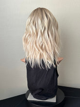 Load image into Gallery viewer, Sky is a 14” layered length, 10X11 whopper style topper made with premium Brazilian quality human hair