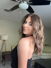 Load image into Gallery viewer, Preorder: Bridget is a 20” layered length with face frame, 10X11 whopper style topper made with premium Euro quality human hair