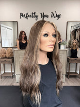 Load image into Gallery viewer, Preorder: Raleigh, 23-24” length, small cap with premium Brazilian texture hair