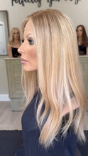 Load image into Gallery viewer, Preorder: picture for reference of color not length. Lucy 24” layered length, small cap with premium Brazilian texture hair