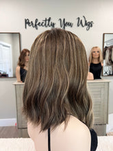 Load image into Gallery viewer, Gina, 14” length, medium cap with premium Brazilian texture hair