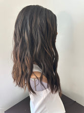 Load image into Gallery viewer, Willow is an 18" length, medium cap made with premium Brazilian quality human hair