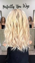 Load image into Gallery viewer, Shannon 14” length, small cap with premium Brazilian texture hair