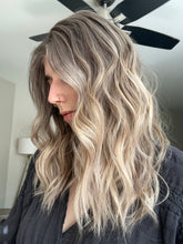 Load image into Gallery viewer, Liv is a 19” layered length with face frame, small cap made with premium Euro quality human hair
