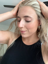 Load image into Gallery viewer, Preorder: Clarice is a 22” layered length, 10X11 whopper style topper made with premium Brazilian quality human hair
