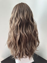 Load image into Gallery viewer, Bridget is a 19” layered length with face frame, small cap made with premium Euro quality human hair