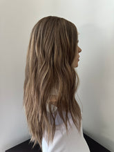 Load image into Gallery viewer, Bridget is a 22" long layered length with face frame, medium cap made with premium Euro quality human hair