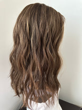 Load image into Gallery viewer, Dorothy is a 17" length, small hand tied stretch cap made with premium Brazilian quality human hair