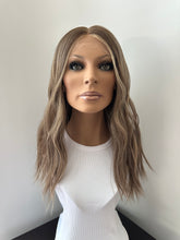 Load image into Gallery viewer, Bridget is a 22" long layered length with face frame, medium cap made with premium Euro quality human hair