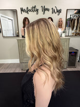 Load image into Gallery viewer, Preorder: Gianna, 20” layered length, small handtied cap with premium Brazilian texture hair