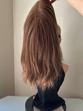 Load image into Gallery viewer, Imogen is a 14” length, small cap made with premium Brazilian quality human hair