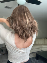 Load image into Gallery viewer, Imogen is a 14” length, small cap made with premium Brazilian quality human hair