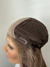 Load image into Gallery viewer, Bridget is a 22" long layered length with face frame, medium cap made with premium Euro quality human hair