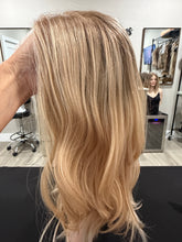 Load image into Gallery viewer, Lucy, 10x10 whopper style topper with premium Brazilian texture hair