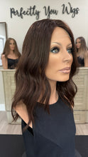 Load image into Gallery viewer, Monique, whopper style topper, silk top lace front, 16” layered length.