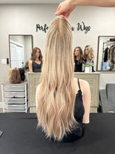 Load image into Gallery viewer, Clarice is a 24” length, small cap made with premium human Brazilian quality human hair