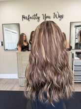 Load image into Gallery viewer, Preorder: Melanie 19” layered length, small cap with premium Brazilian texture hair
