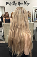 Load image into Gallery viewer, Clarice is a 24” length, small cap made with premium human Brazilian quality human hair