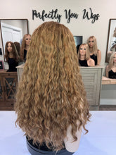Load image into Gallery viewer, Arabella 23” layered length medium cap with premium Brazilian texture hair