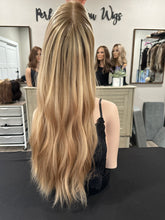 Load image into Gallery viewer, Honey is a 24” length, medium cap made with premium human Brazilian quality human hair