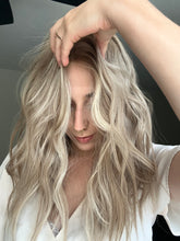 Load image into Gallery viewer, Preorder: Clarice is an 18” length, 10X11 whopper style topper made with premium Brazilian quality human hair