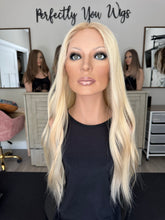 Load image into Gallery viewer, Cameron, 10x11 whopper style topper, 26” layered length with premium euro texture hair