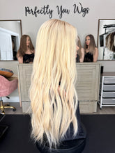 Load image into Gallery viewer, Cameron, 10x11 whopper style topper, 26” layered length with premium euro texture hair