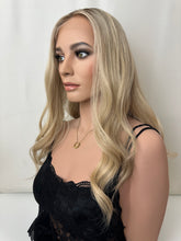 Load image into Gallery viewer, August is a 20" length, large cap made with premium Brazilian quality human hair