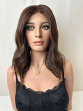 Load image into Gallery viewer, Marceline is a 17" length, medium cap made with premium Brazilian quality human hair