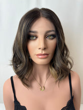 Load image into Gallery viewer, Caroline is a 14" layered length, small cap made with premium Brazilian quality human hair