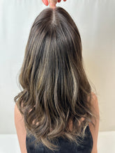 Load image into Gallery viewer, Caroline is a 14" layered length, small cap made with premium Brazilian quality human hair