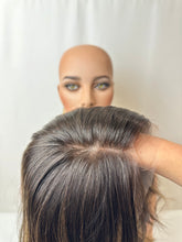 Load image into Gallery viewer, Caroline is a 14" layered length, small cap made with premium Brazilian quality human hair
