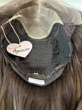 Load image into Gallery viewer, Marceline is a 17" length, medium cap made with premium Brazilian quality human hair