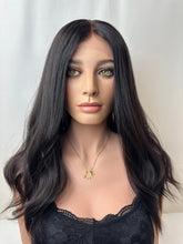 Load image into Gallery viewer, Jessie is an 18" length, small cap made with premium Euro quality human hair