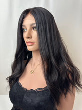 Load image into Gallery viewer, Jessie is an 18" length, small cap made with premium Euro quality human hair