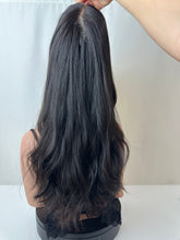 Load image into Gallery viewer, Jessie is an 18" length, small cap made with premium Euro quality human hair