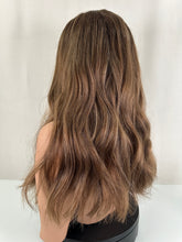Load image into Gallery viewer, Lillian is a 21" length, small cap made with premium Brazilian quality human hair