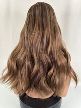 Load image into Gallery viewer, Lillian is a 21" length, small cap made with premium Brazilian quality human hair